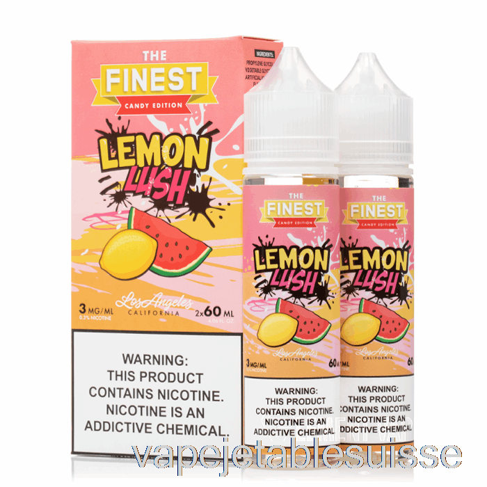 Vape Suisse Citron Luxuriant - La Plus Belle édition De Bonbons - 120ml 6mg